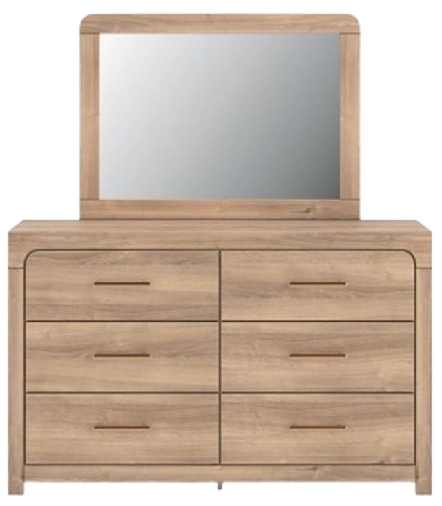 Signature Design by Ashley® Kinlanni Tan Dresser and Mirror-1