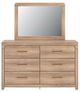 Signature Design by Ashley® Kinlanni Tan Dresser and Mirror-1