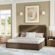 Flexsteel® Athens Chocolate Brown King Panel Storage Bed-1