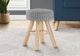 Monarch Specialties Inc. Grey Ottoman-0