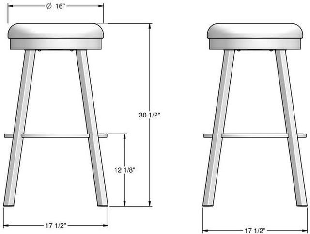 Amisco Customizable Connor Upholstered Swivel Bar Stool-1