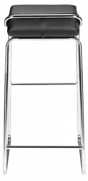 Zuo® Modern Wedge Black Bar Stool-1