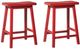 ACME Furniture Gaucho 2-Piece Antique Red Counter Stool Set-0
