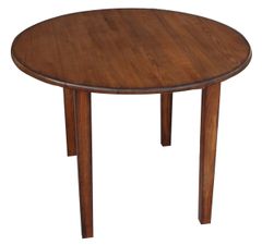 TEI Burnished Walnut Drop Leaf Leg Table
