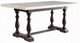 ACME Furniture Gerardo White Marble Top Dining Table with Weathered Espresso Base-0