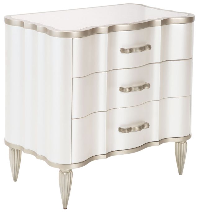 Michael Amini® London Place Creamy Pearl Nightstand-0