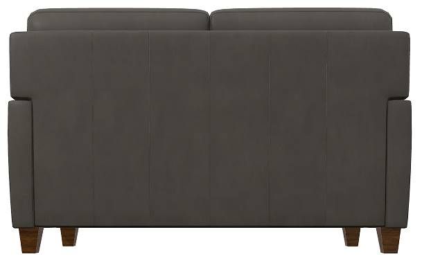 La-Z-Boy® Draper Pewter Leather Loveseat-3