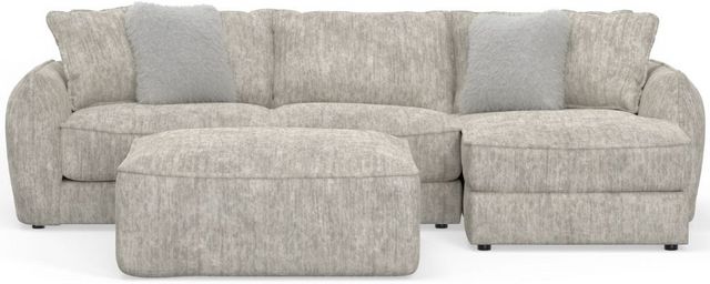 Jackson Furniture Bucktown 3-Piece Parchment Right Side Facing Chaise Sectional-1