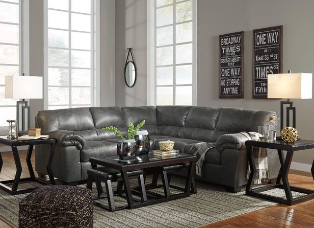 Signature Design by Ashley® Bladen 2-Piece Slate Living Room Set-3