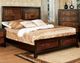 Furniture of America® Patra Walnut Eastern King Panel Bed-0