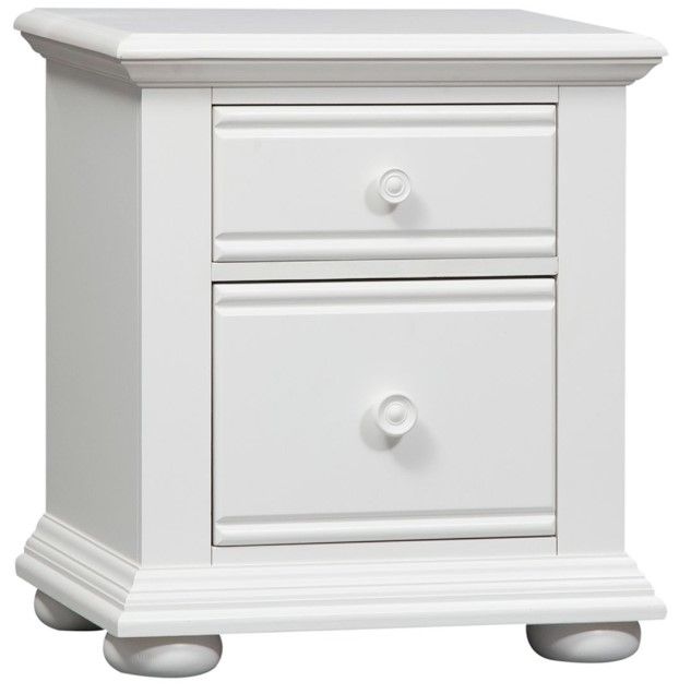 Liberty Furniture Summer House Oyster White Youth Nightstand-0