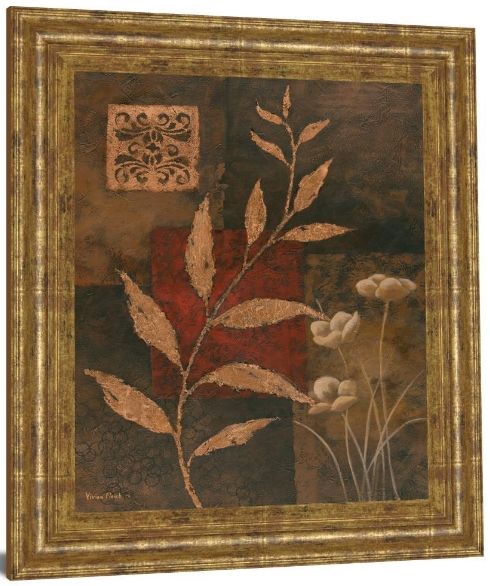 Classy Living Vivian Flasch Copper Rhythm I Wall Art-3