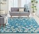 Nourison Home™ Tranquil Turquoise 5'x7' Style 16 Area Rug-1