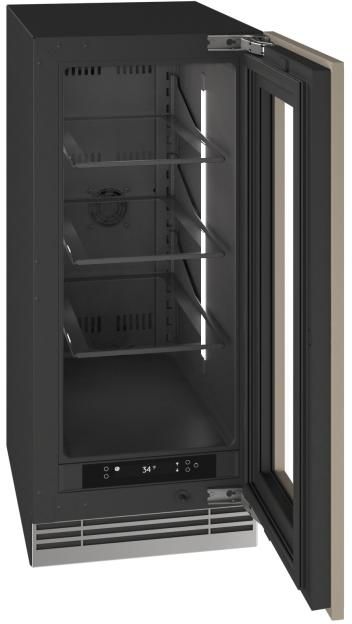 U-Line®  Home Collection 15" 2.8 Cu. Ft. Panel Ready Refrigerator with Glass Door-4