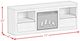 Elements International Rosalie Natural 71" TV Console with Fireplace Insert -2