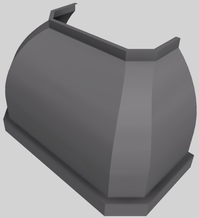 Vent-A-Hood® Designer Series 48" Gunsmoke Wall Mounted Range Hood-2