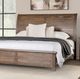 Furniture of America® Merthyr Brown Eastern King Panel Bed-2