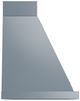 Ilve® Nostalgie II Noblesse 36'' Blue Gray Wall Mounted Range Hood with Chrome Trim-2