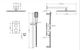 ZLINE Autograph Edition Matte Black Crystal Bay Thermostatic Shower System-4