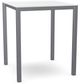 Amisco Customizable Carbon 36" Glass Square Bar Table-2