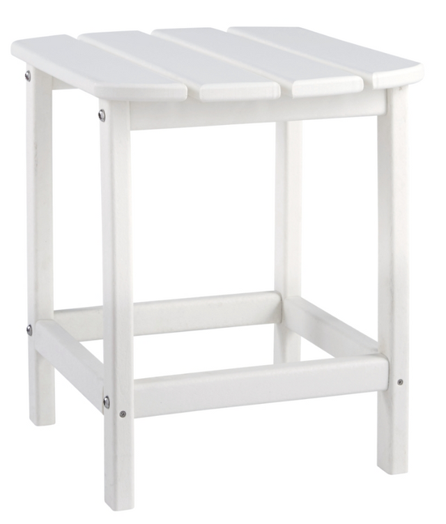 Signature Design by Ashley® Sundown Treasure White Outdoor Rectangular End Table