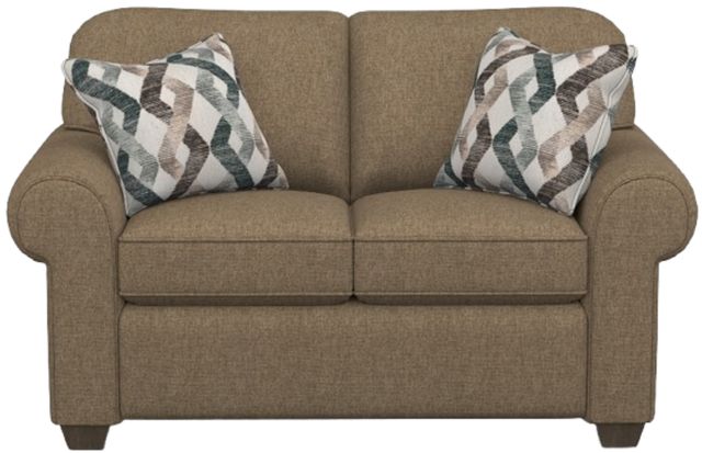Flexsteel® Thornton Brown Mocha Loveseat-1