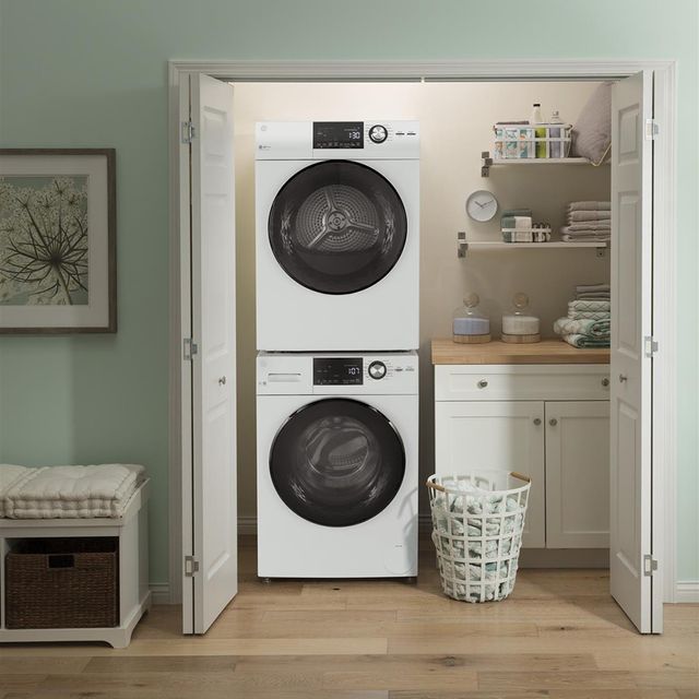 GE® White Front Load Laundry Pair-4