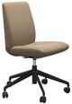 Stressless® by Ekornes® Customizable Laurel Large Low-Back Home Office Chair-0