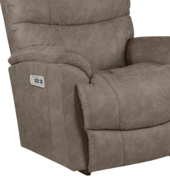 La-Z-Boy® Trouper Sable Power Rocking Recliner with Headrest-1