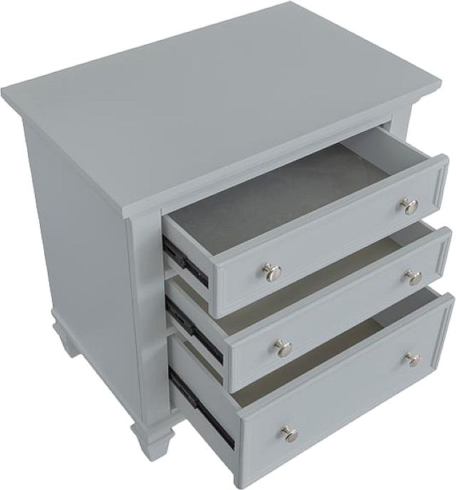 Magnussen Home® Charleston Harbor Gray Drawer Nightstand-3