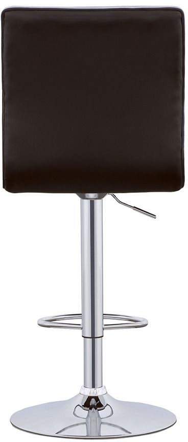 Coaster® Ashbury 2-Piece Black/Chrome Upholstered Adjustable Stools-5