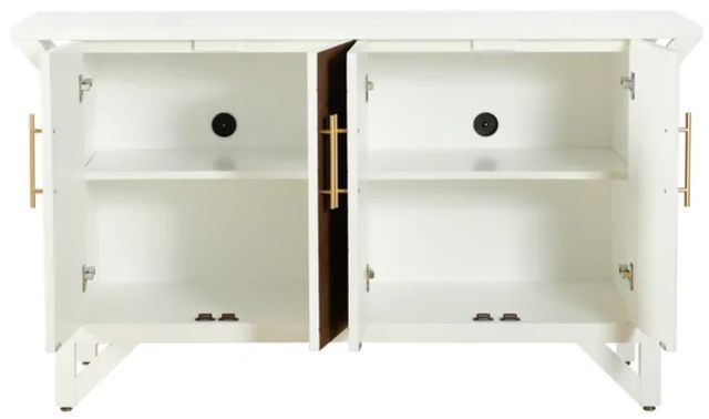 Stylecraft Norman Wyatt Home Amber/White Cabinet-4