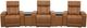 Parker House® Phoenix 5-Piece Autumn Caramel Leather Power Reclining Theater Seating P3-0