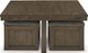 Signature Design by Ashley® Boardernest 5-Piece Brown Coffee Table and Stool Set-1
