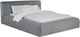 Coaster® Wilshire Gray Queen Upholstered Panel Bed-0