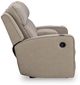 Signature Design by Ashley® Lavenhorne Pebble Reclining Loveseat with Console-4