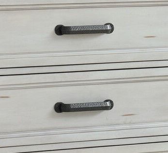 Elements International McCoy Antique White Chest-3