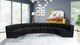 Meridian Furniture Limitless 8-Piece Black Velvet Modular Sectional-4