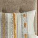 Olliix by INK+IVY Cody 3 Pieces Gray and Yellow Full/Queen Cotton Comforter Set-5