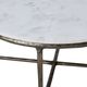 Renwil® Pearse Natural White Coffee Table with Brass Base -1