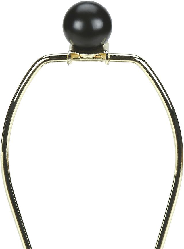 Monarch Specialties Inc. 24"H Black Ceramic Table Lamp-1