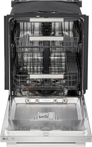 LG 24 PrintProof Stainless Steel Top Control Built-In Dishwasher With FlushFit Design LG 24 PrintProof Stainless Steel Top Control Built-In Dishwasher With FlushFit Design