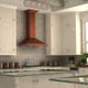 ZLINE Designer Series 30" 7-Layer Baked Copper Finish Wall Mount Range Hood-1