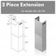 ZLINE 36" Stainless Steel Chimney Extension-3