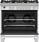 Fisher & Paykel 36" White Pro Style Dual Fuel Range-2