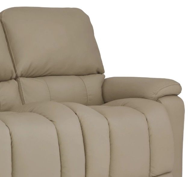 La-Z-Boy® Greyson Ice Leather Power Reclining Loveseat with Headrest and Lumbar-2
