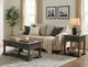 Elements International Park Ridge Charcoal End Table-1
