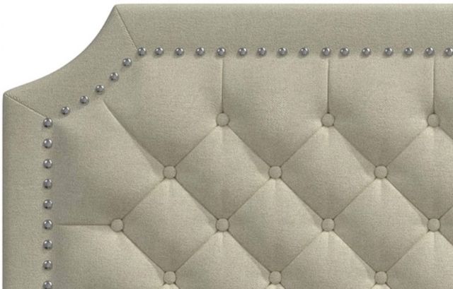 American Wholesale Furniture Hanfield Beige King Upholstered Bed-3
