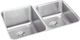 Elkay Lustertone® Classic Lustrous Satin 31-1/4" x 20-1/2" x 9-7/8" Offset 60/40 Bowl Undermount Sink with Perfect Drain®-0
