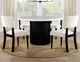 Steve Silver Co. Colvin 5-Piece Black/White Dining Table Set-1